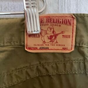 True Religion Jordan Olive Green Pants